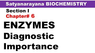 Chp6 Satyanarayana Biochemistry  Diagnostic Importance of ENZYMES  Biochemistry Lectures [upl. by Given]