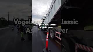 Asphalt paving operation using Vogele S1600Classicasphaltpaving [upl. by Rehptosirhc]