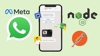 Send receive messages with WhatsApp Cloud Api and Node js [upl. by Berri722]