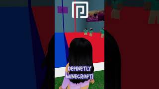 Roblox Or Minecraft [upl. by Odanref]