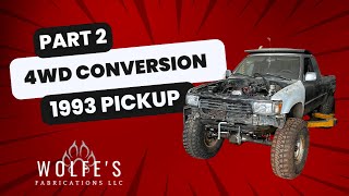 2RZ Supercharged Swap amp 4WD Conversion 93 Toyota Pickup  Part 2 [upl. by Beverie]