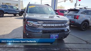 2022 Ford Bronco Sport Badlands Harvard Woodstock Belvedere Beloit Rockford [upl. by Pero]