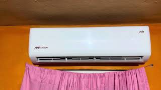 Mirage X3 15 ton Ductless mini split air conditioner startup [upl. by Assilac]