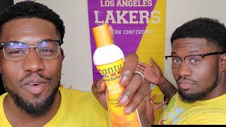 HOW TO MOISTURIZE CURLY HAIR  CANTU CURL ACTIVATOR [upl. by Thornie]