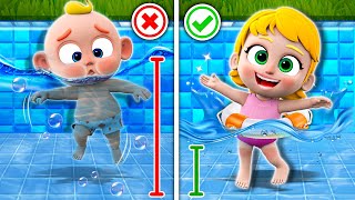 Safety in Swimming Pools 🏊 Swimming song  Safety Tips for kids More Nursery Rhymes amp Toddler Songs [upl. by Chenay]