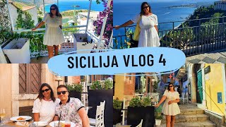 SICILIJA VLOG 4  TAORMINA DANJU ROMANTIČNI RUČAK BOTANIČKA BAŠTA CANNOLI I MASAŽA 😍🇮🇹 l NINA M [upl. by Jennine]