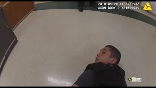 Surveillance body camera footage from Ocala school shooting [upl. by Negroj]