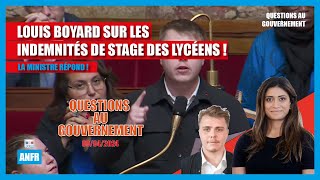 LOUIS BOYARD LES INDEMNITÉS DE STAGE DES LYCÉENS PROFESSIONNELS [upl. by Schwitzer714]