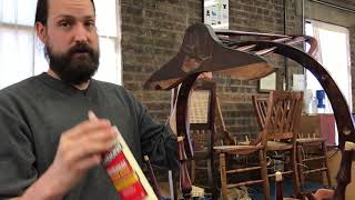 Windsor Chair Seat Restoration  Part 12 [upl. by Ocana]