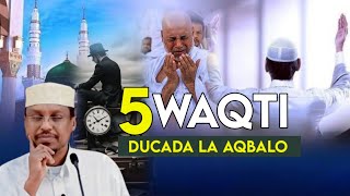 5 Waqti Ducada La Aqbalo Sheekh Mustafe [upl. by Foulk]