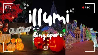 Illumi Singapore 2024  Halloween Edition  A Spectacular Light Show Experience in 4K [upl. by Elboa]