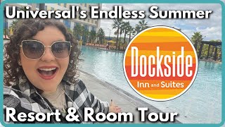 Universals Endless Summer Dockside Inn and Suites Resort amp Room Tour  Universal Orlando [upl. by Plantagenet]