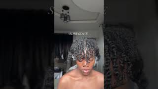 ShrinkageNaturalHairShrinkage TwoStrandTwist ShrinkageJourney CurlyHairRoutine NaturalHairStyle [upl. by Henning]