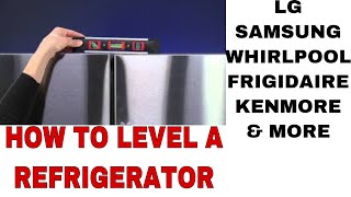 Refrigerator french door not level Easy Fix Watch now [upl. by Arted]