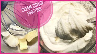 Cream Cheese Frosting Recipe  Just 4 ingredients [upl. by Akkimat433]