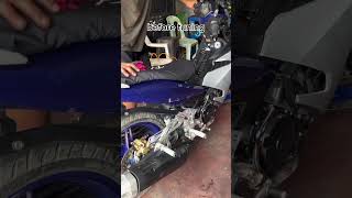 sniper 150 stock monoshock rebuild by ahills garage antipolo [upl. by Allenotna]