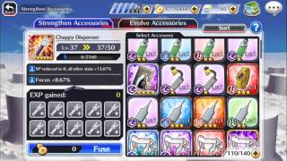 Bleach Brave Souls  5 Accessory Fusion and 5 Secondary Stat Reroll [upl. by Barbette159]