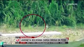 Medio peruano emite reportaje sobre una avioneta boliviana que carga droga [upl. by Dorrehs]