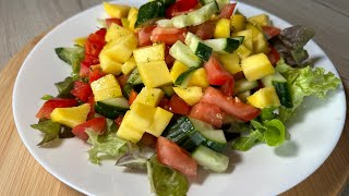 Mangosalat  Rezepte  Schnell machen und kochen [upl. by Ethbin762]