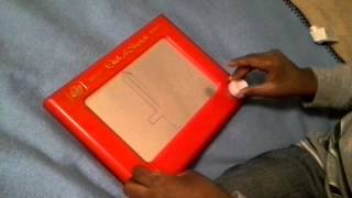 How to draw a sword with an etch a sketch [upl. by Mae150]