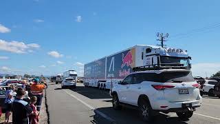 2024 NTI Townsville V8 Transporter Parade [upl. by Lleunamme]