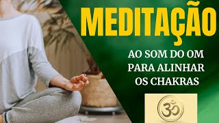 MEDITAÇÃO AO SOM DO OM PARA ALINHAR OS CHAKRAS 111 VEZES SOLFEGGIO [upl. by Ashley561]