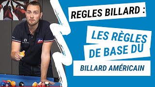 LES RÈGLES DE BASE DU BILLARD AMÉRICAIN [upl. by Middlesworth657]