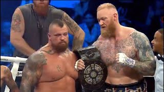 Thor Post Fight Interview After Beating Eddie Hall [upl. by Kostman]