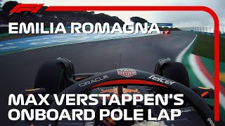 Max Verstappens Pole Lap  2022 Emilia Romagna Grand Prix  Pirelli [upl. by Wahkuna662]