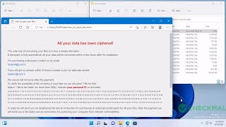 AppCheck AntiRansomware  GlobeImposter Ransomware helpinc Block Video [upl. by Mourant]