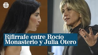 Rifirrafe entre Rocío Monasterio y Julia Otero [upl. by Ahsilif]