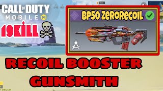 ULTIMATE ZeroRECOIL  Insta Kill with Best BP50 Gunsmith  Codmobile  BP50 BEST LOADOUT  GAMEPLAY [upl. by Kunz346]