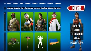 RAIDER RETURN FORTNITE ITEM SHOP UPDATES 20TH DECEMBER 2024 [upl. by Bowne513]