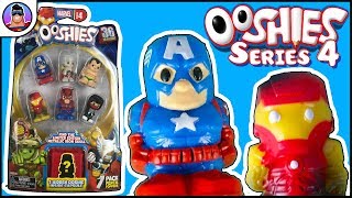 Marvel Ooshies SERIES 4 7 Pack and Blind Bag Opening [upl. by Mode]