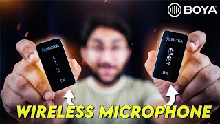 Versatile Wireless Microphone For Youtubers amp Vloggers  Boya BYXM6S1 [upl. by Eirene]