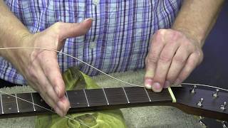 Stringing Your Steel String Guitar the Maple Street Way [upl. by Hgieliak]