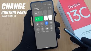 How To Change Control Center Settings HyperOS Xiaomi Redmi 13C [upl. by Atilrac]