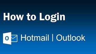 Hotmail Login English  Outlook Login  Livecom Login [upl. by Aissert157]