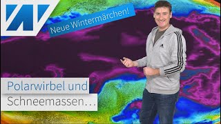 MegaWinter durch Polarwirbel Jährlich grüßt das Wintermärchen WinterTrend bis Ende Januar 2022 [upl. by Blinnie]