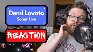 Demi Lovato  Sober Live  Reaction  Metal Guy Reacts [upl. by Yrellih]