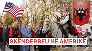 Skënderbeu i quotshkonquot Diasporës shqiptare në Amerikë pamje fantastike [upl. by Cordeelia]