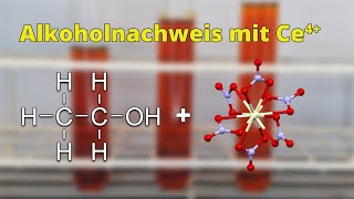 Alkoholnachweis mit AmmoniumcerIVnitrat  Schulexperimente [upl. by Dranyer]