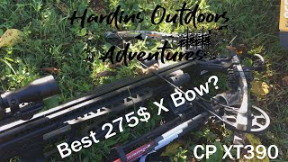 CenterPoint Sniper XT 390 Review  20 Yd Shot [upl. by Ardnasal]