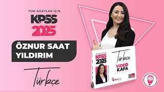 1 Yapı Bilgisi  I Kök Bilgisi Öznur Saat Yıldırım KPSS TÜRKÇE 2025 [upl. by Damaris]