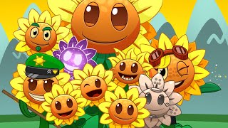 Types of Sunflowers in the style of PvZ 3 Fan Art [upl. by Thais]