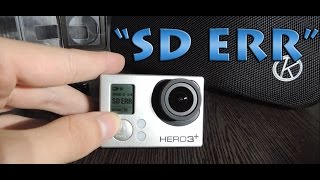 Solucionar SD ERR en la GOPRO ESPAÑOL [upl. by Schoof563]