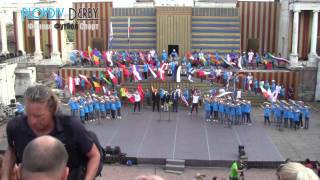 PlovdivDerbycom Wru23ch2015 Open ceremony [upl. by Coppinger45]