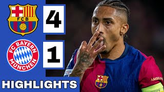 🔴Barcelona vs Bayern Munich 41 Extended HIGHLIGHTS  UEFA Champions League [upl. by Sergeant]