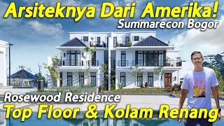 Rumah Mewah 3 Lantai Klasik Modern The Rosewood Summarecon Bogor [upl. by Ric]