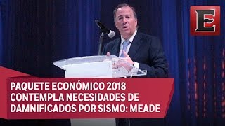 Paquete económico 2018 contempla a damnificados de sismos [upl. by Ecyrb]